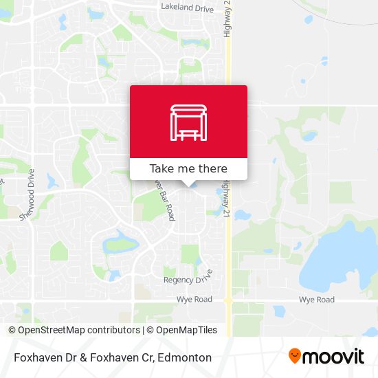 Foxhaven Dr & Foxhaven Cr map