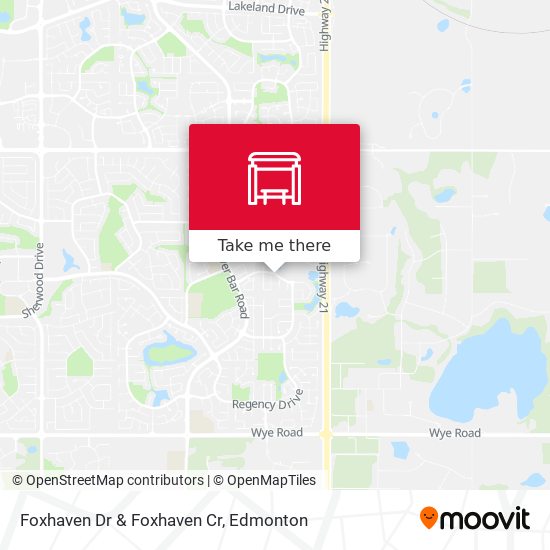 Foxhaven Dr & Foxhaven Cr map