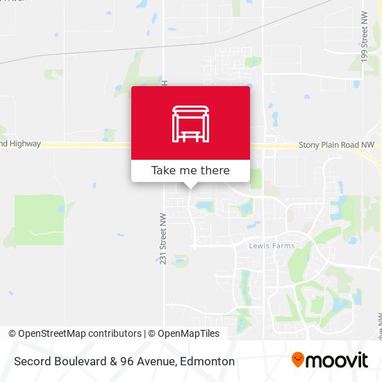 Secord Boulevard & 96 Avenue map