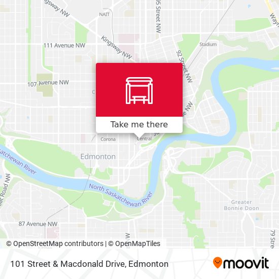 101 Street & Macdonald Drive plan