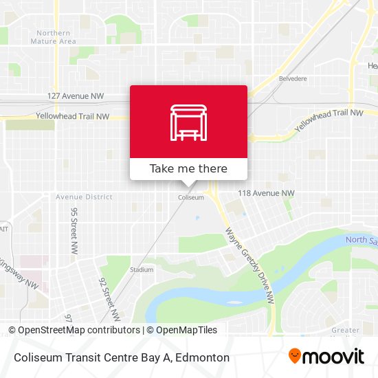 Coliseum Transit Centre Bay A map