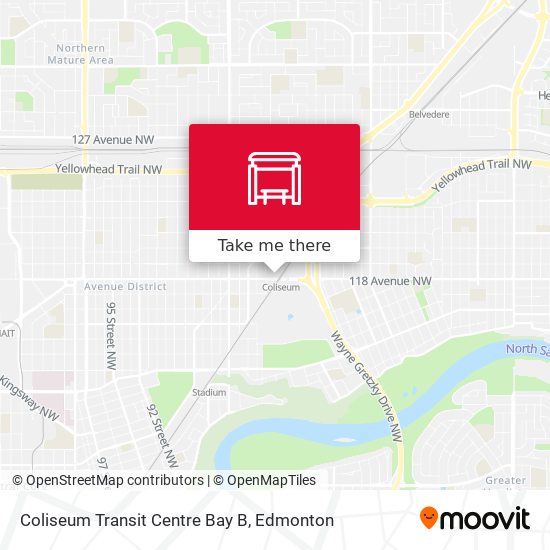 Coliseum Transit Centre Bay B map