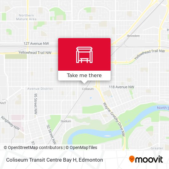 Coliseum Transit Centre Bay H map