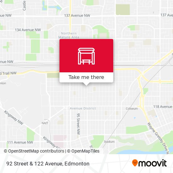 92 Street & 122 Avenue plan