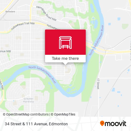 34 Street & 111 Avenue map