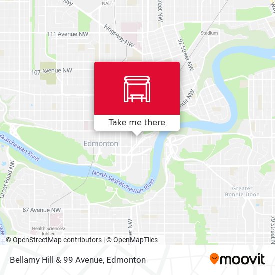 Bellamy Hill & 99 Avenue map