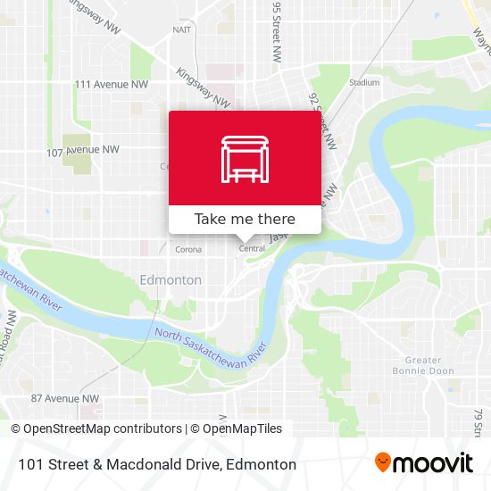 101 Street & Macdonald Drive plan