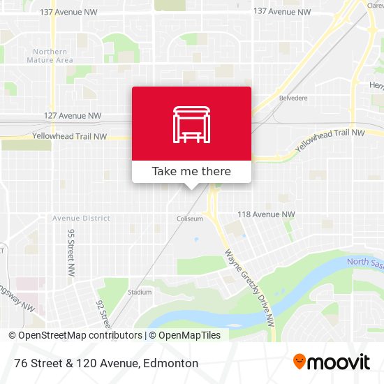 76 Street & 120 Avenue plan