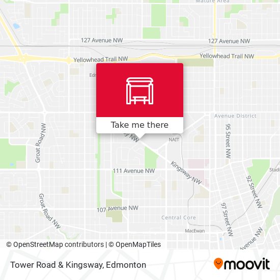 Tower Road & Kingsway plan