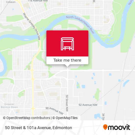 50 Street & 101a Avenue plan