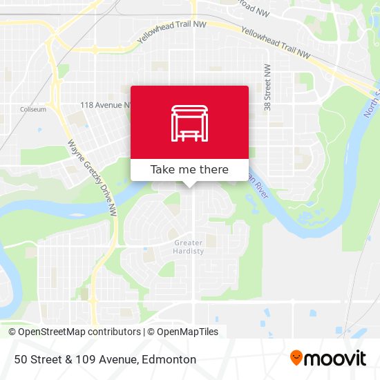 50 Street & 109 Avenue plan