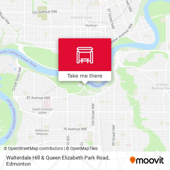Walterdale Hill & Queen Elizabeth Park Road plan