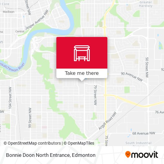 Bonnie Doon North Entrance map