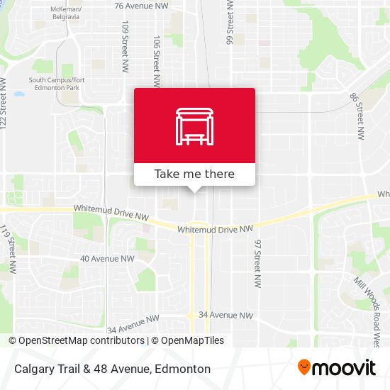 Calgary Trail & 48 Avenue map