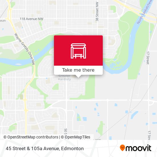 45 Street & 105a Avenue plan