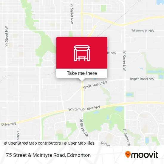 75 Street & Mcintyre Road map