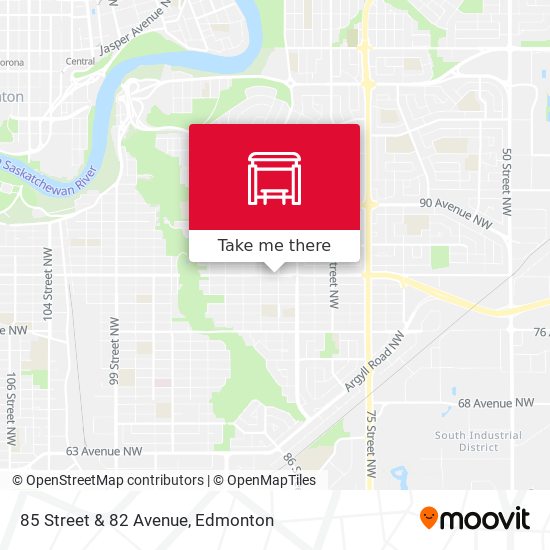 How to get to 85 Street & 82 Avenue in Edmonton by Bus or Light Rail?
