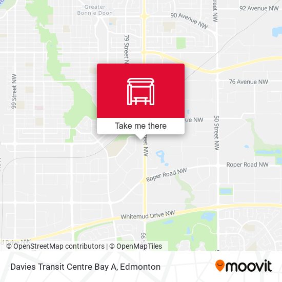 Davies Transit Centre Bay A map