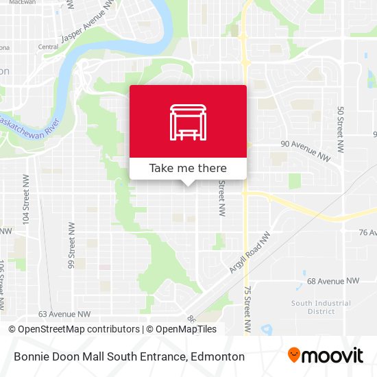 Bonnie Doon Mall South Entrance map