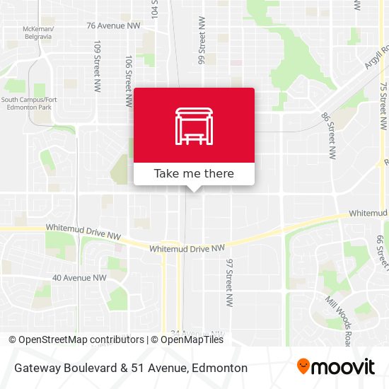Gateway Boulevard & 51 Avenue plan