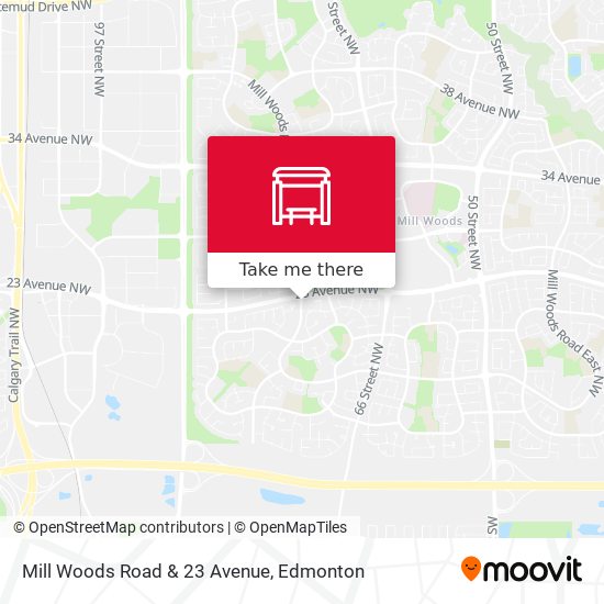 Mill Woods Road & 23 Avenue plan