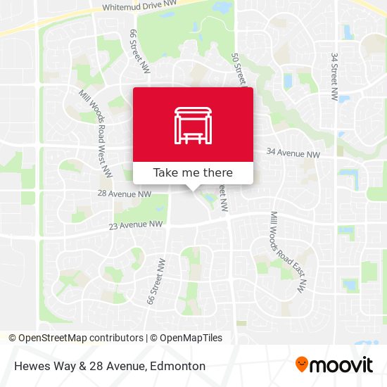 Hewes Way & 28 Avenue map