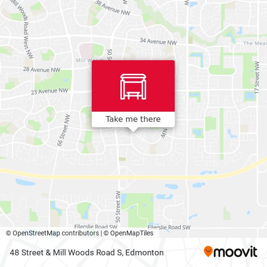 48 Street & Mill Woods Road S plan