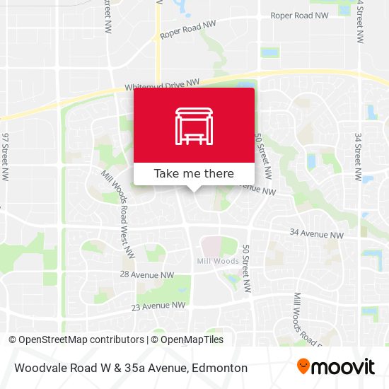 Woodvale Road W & 35a Avenue plan