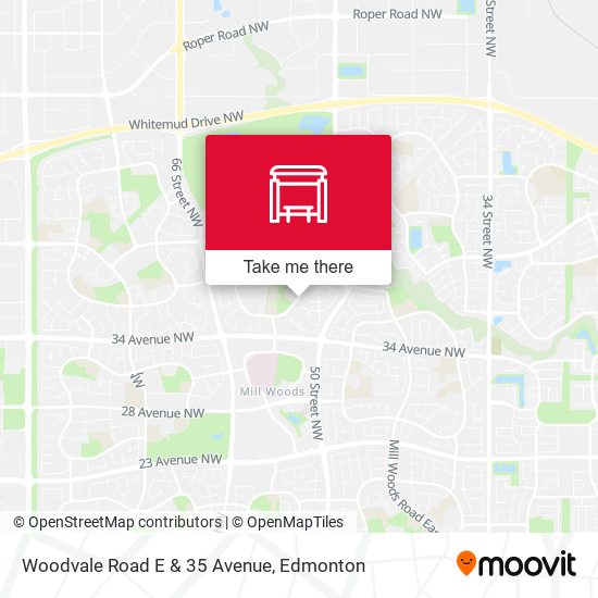 Woodvale Road E & 35 Avenue map