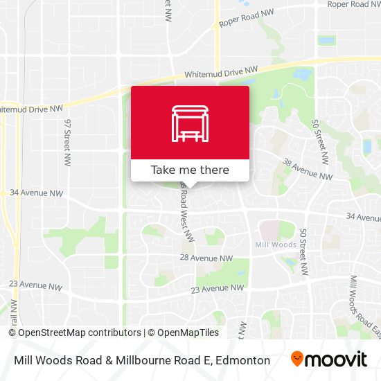 Mill Woods Road & Millbourne Road E map