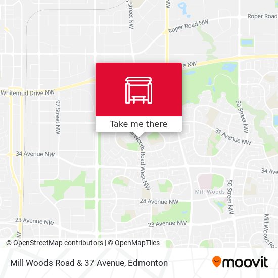 Mill Woods Road & 37 Avenue plan