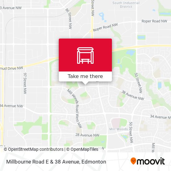 Millbourne Road E & 38 Avenue map