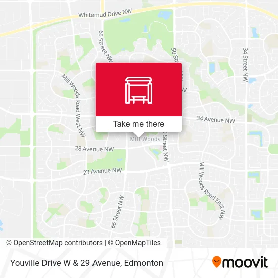 Youville Drive W & 29 Avenue map