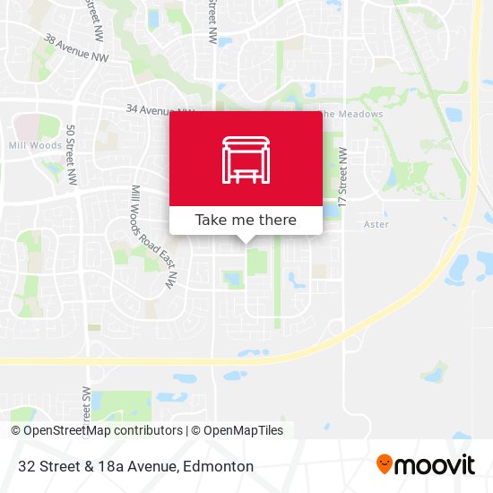 32 Street & 18a Avenue map