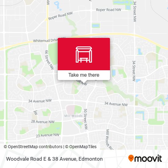 Woodvale Road E & 38 Avenue map