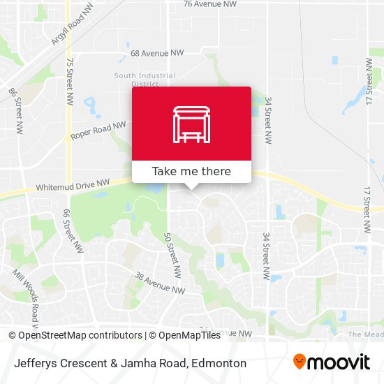 Jefferys Crescent & Jamha Road map