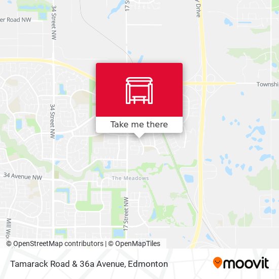 Tamarack Road & 36a Avenue map