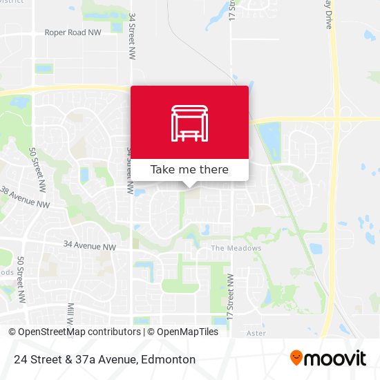 24 Street & 37a Avenue map