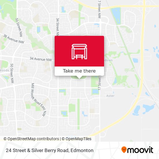 24 Street & Silver Berry Road plan