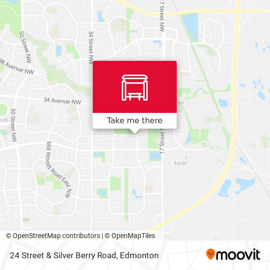 24 Street & Silver Berry Road plan