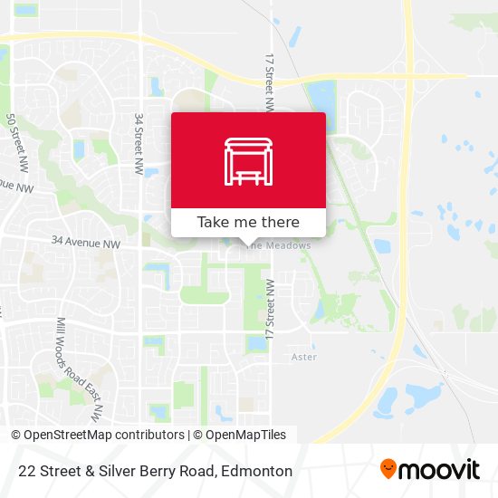22 Street & Silver Berry Road map