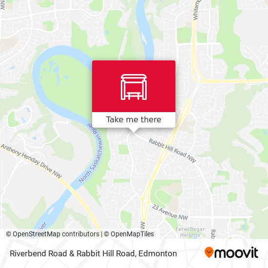 Riverbend Road & Rabbit Hill Road map