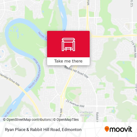 Ryan Place & Rabbit Hill Road map