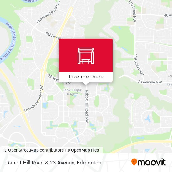 Rabbit Hill Road & 23 Avenue map