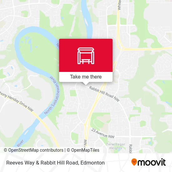 Reeves Way & Rabbit Hill Road map