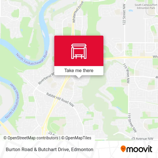 Burton Road & Butchart Drive map