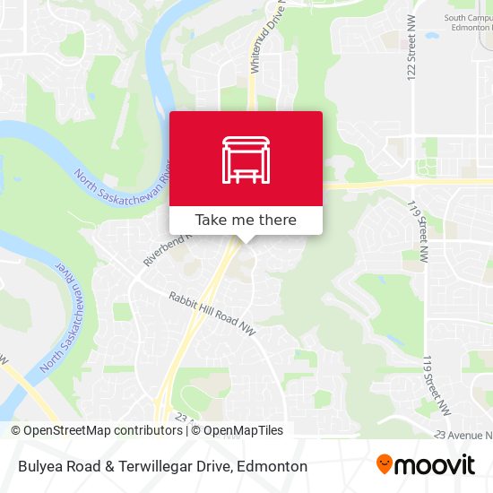 Bulyea Road & Terwillegar Drive map