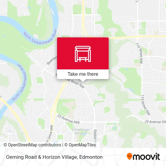 Oeming Road & Horizon Village map