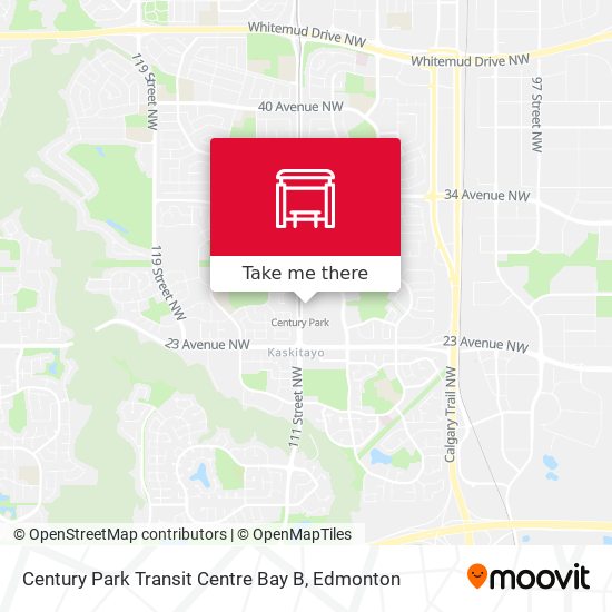Century Park Transit Centre Bay B plan