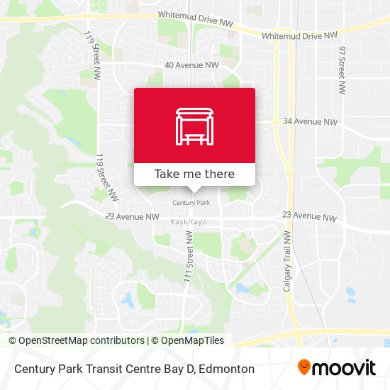 Century Park Transit Centre Bay D map